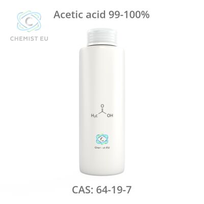 Acetic acid 99-100% CAS: 64-19-7