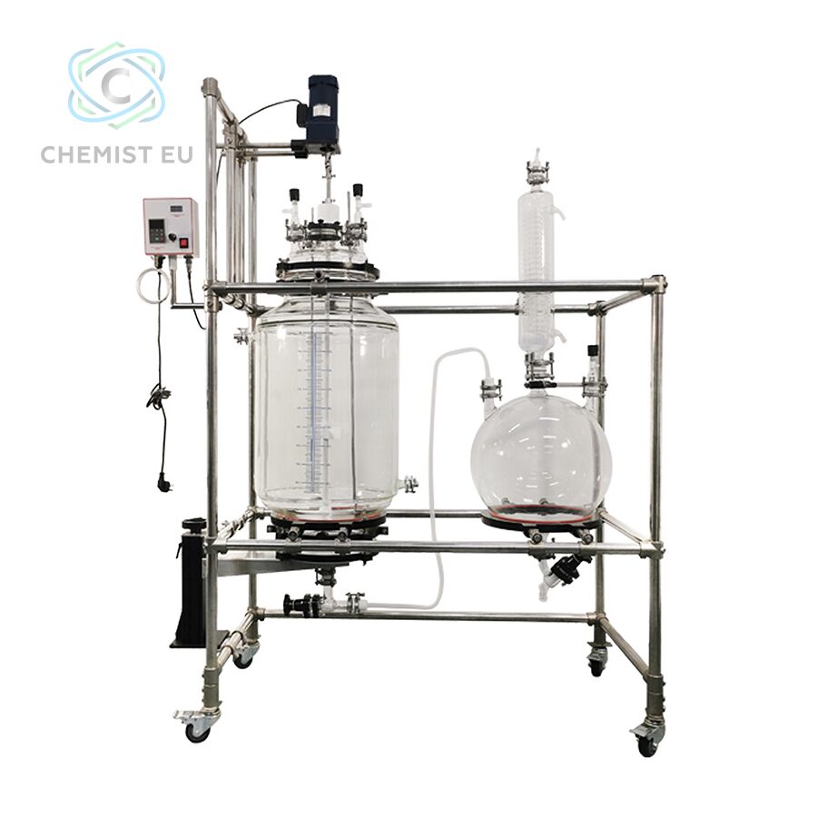 100L Kristallisationsfilter Mantelglasreaktor