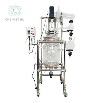 30L Three Layer Jacketed Glass Reactor