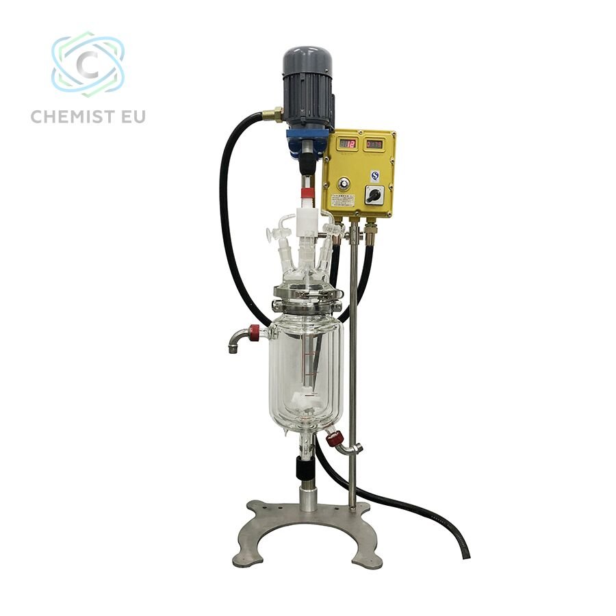 1L Explosion Proof Three Layer Jacketed Glass Reactor