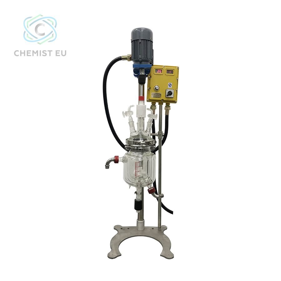 2L Explosion Proof Three Layer Jacketed Glass Reactor