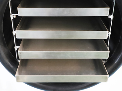 4-6kg Small Food Freeze Dryer detail - Stainless steel material trays and drying chamber.