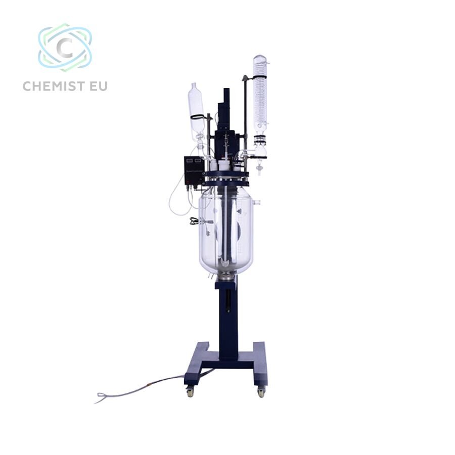 20L Electric lifting jacketed glass reactor