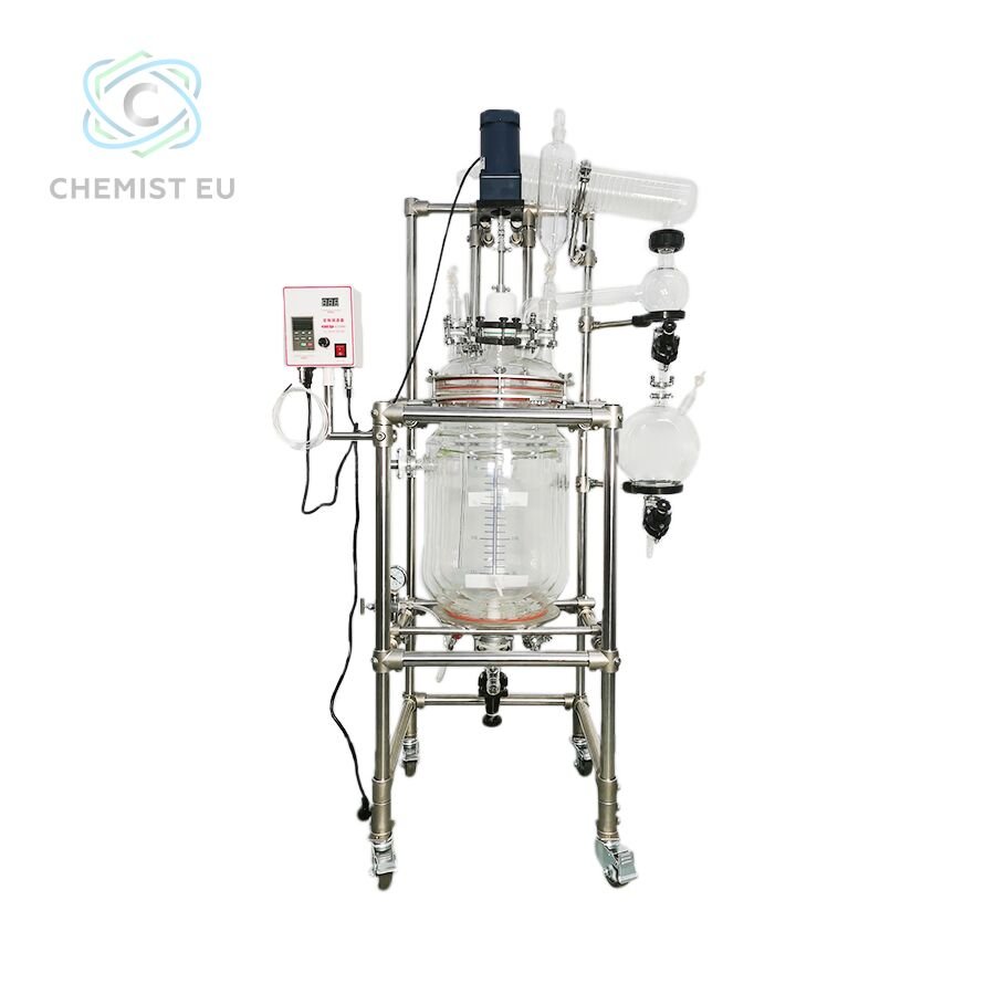 100L Three Layer Jacketed Glass Reactor
