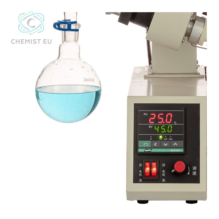 1L Rotary evaporator with flask hand lift